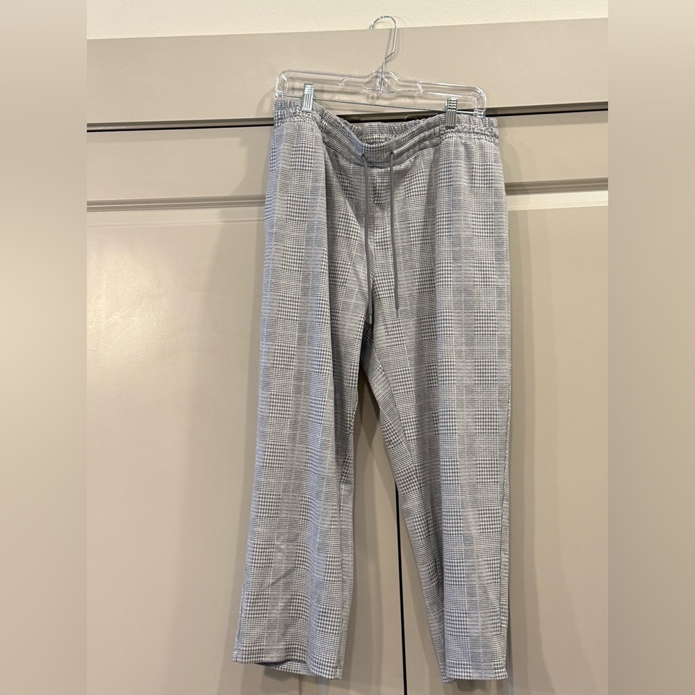 A New Day Gray Plaid Joggers